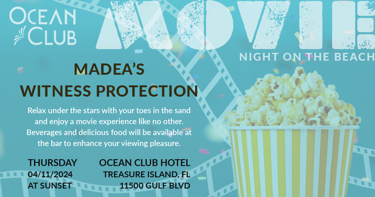 Movie Night On The Beach - Ocean Club Treasure Island Hotel